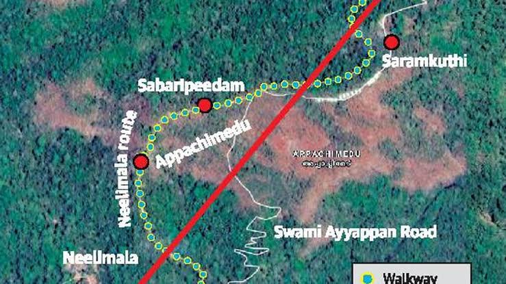 ശബരിമല റോപ് വേ നിർമാണം ജനുവരിയിൽ തുടങ്ങും; 2.7 കി.മീറ്റർ ദൂരം, 50 മീറ്റർ വരെ ഉയരമുള്ള അഞ്ച് തൂണുകൾ