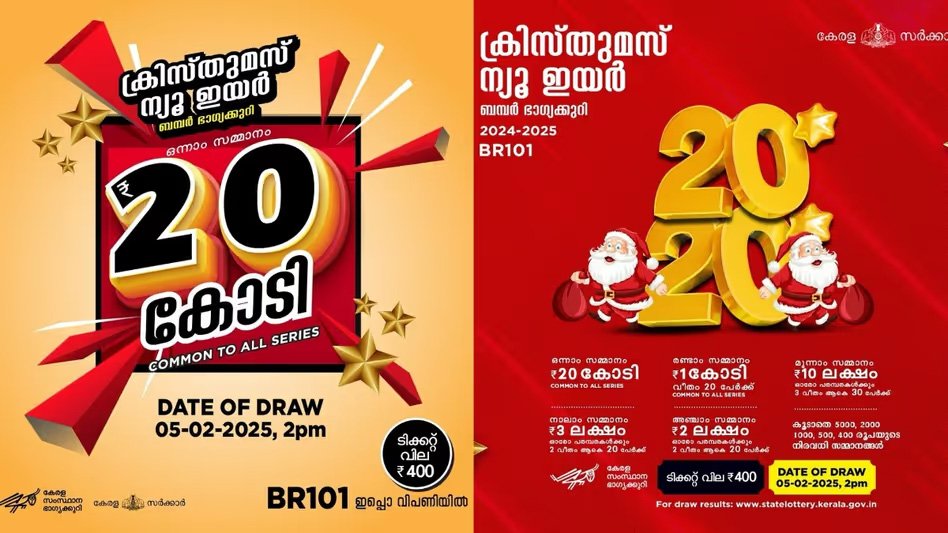 നറുക്കെടുപ്പിന് 13 ദിവസങ്ങൾ കൂടി മാത്രം; റെക്കോർഡ് വിൽപ്പനയിൽ ക്രിസ്തുമസ് – നവവത്സര ബമ്പർ